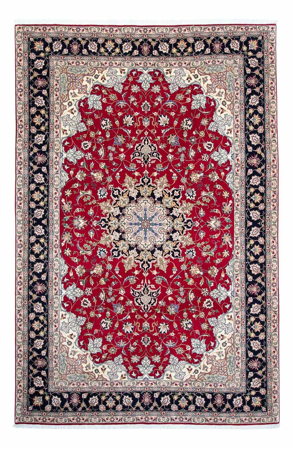 Perzisch tapijt - Tabriz - Royal - 302 x 203 cm - donkerrood