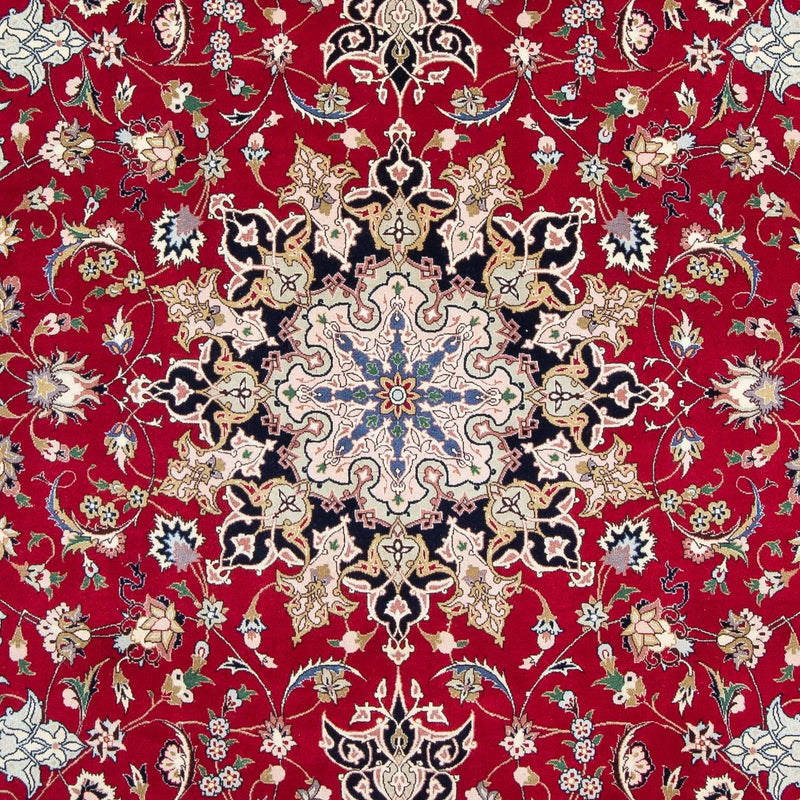 Perzisch tapijt - Tabriz - Royal - 302 x 203 cm - donkerrood