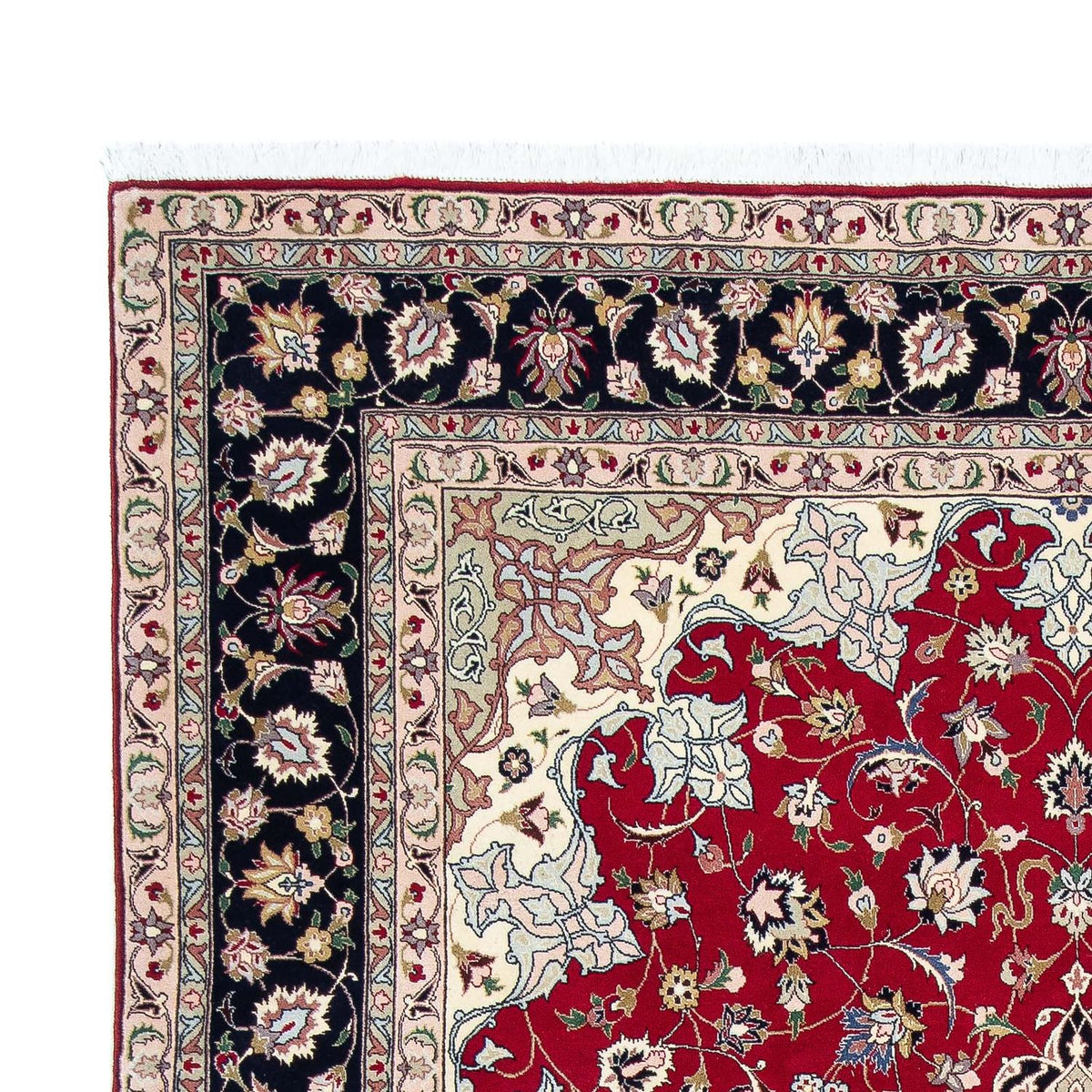 Perzisch tapijt - Tabriz - Royal - 302 x 203 cm - donkerrood