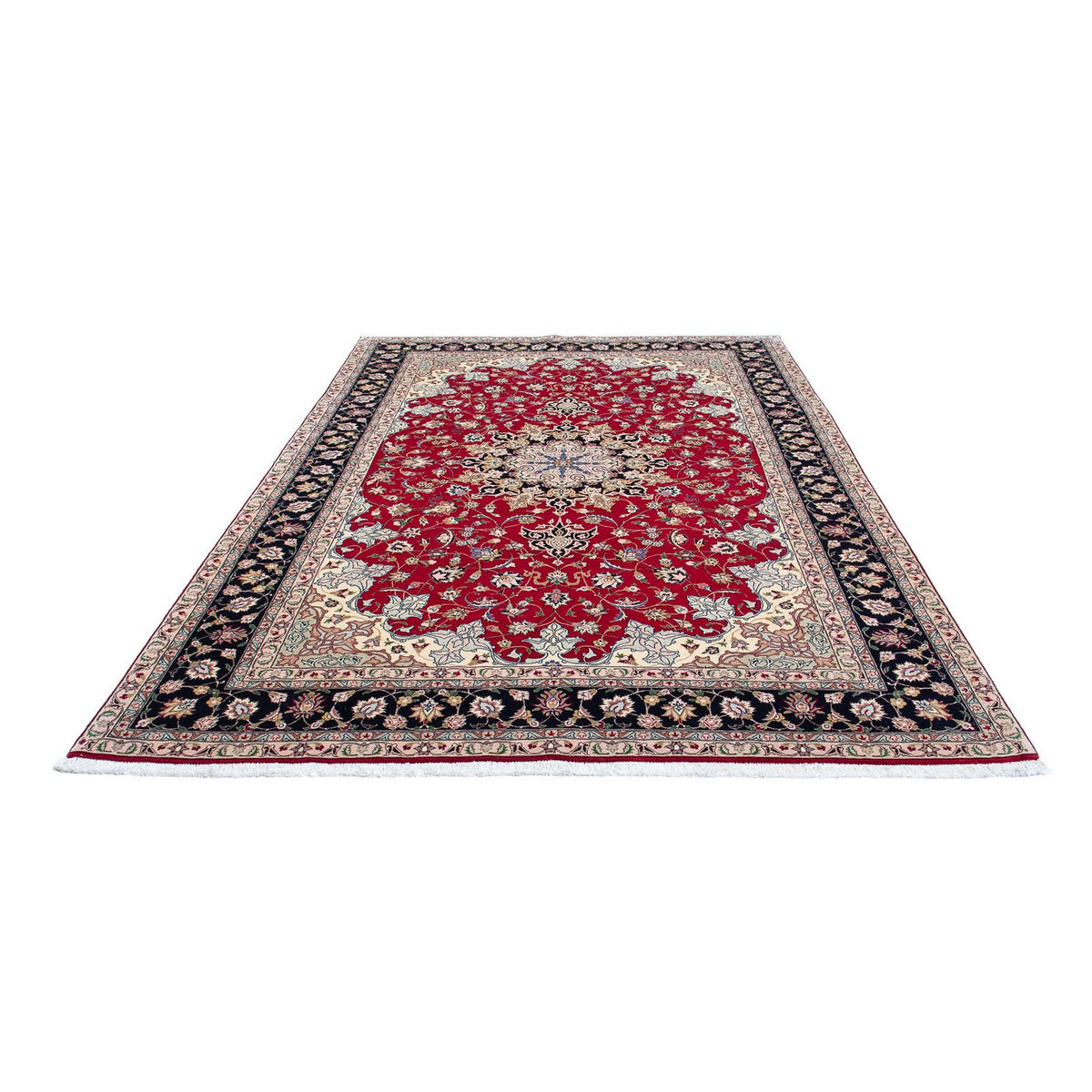 Perzisch tapijt - Tabriz - Royal - 302 x 203 cm - donkerrood
