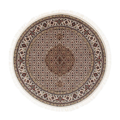 Perzisch tapijt - Tabriz rond  - 150 x 150 cm - veelkleurig
