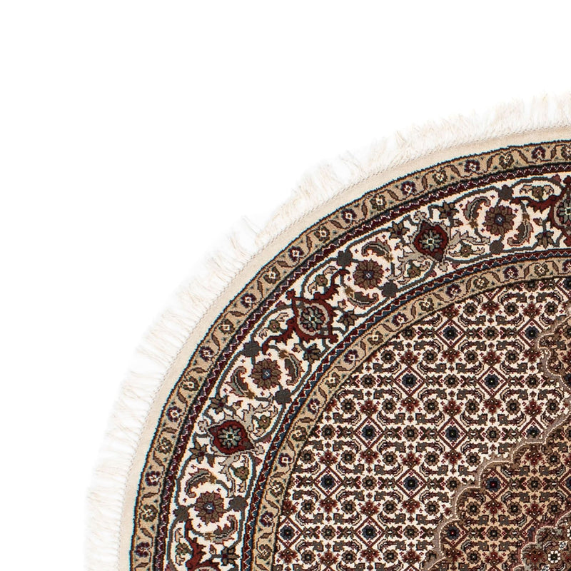 Perzisch tapijt - Tabriz rond  - 150 x 150 cm - veelkleurig