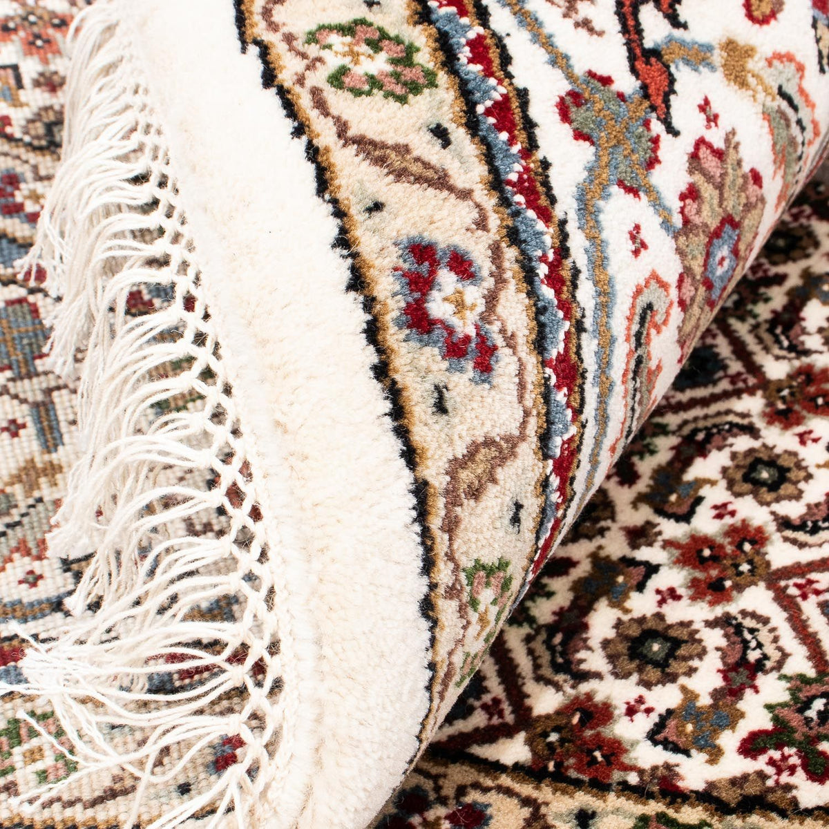 Perzisch tapijt - Tabriz rond  - 150 x 150 cm - veelkleurig