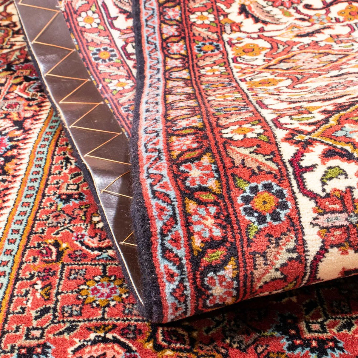 Perzisch tapijt - Bijar - 242 x 171 cm - bruin