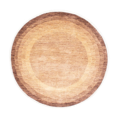 Ziegler tapijt - Modern rond  - 153 x 151 cm - bruin