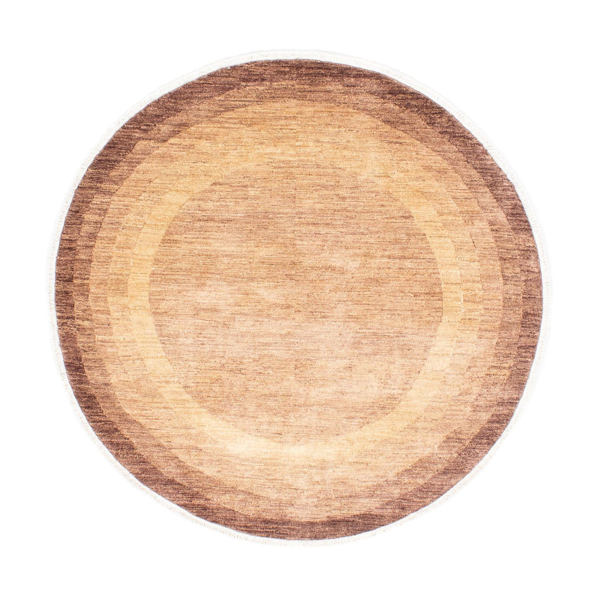 Ziegler tapijt - Modern rond  - 153 x 151 cm - bruin