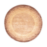 Ziegler tapijt - Modern rond  - 153 x 151 cm - bruin