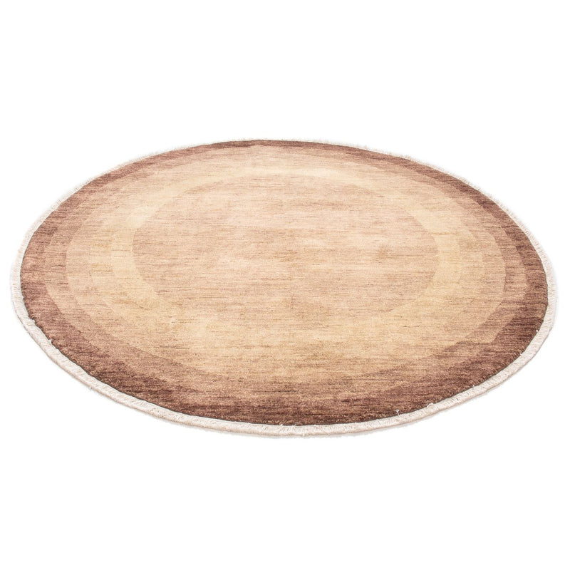 Ziegler tapijt - Modern rond  - 153 x 151 cm - bruin