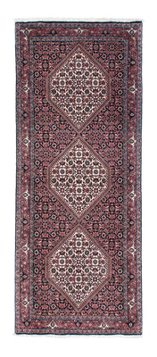 Loper Perzisch tapijt - Bijar - 199 x 72 cm - donkerblauw
