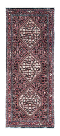 Loper Perzisch tapijt - Bijar - 199 x 72 cm - donkerblauw