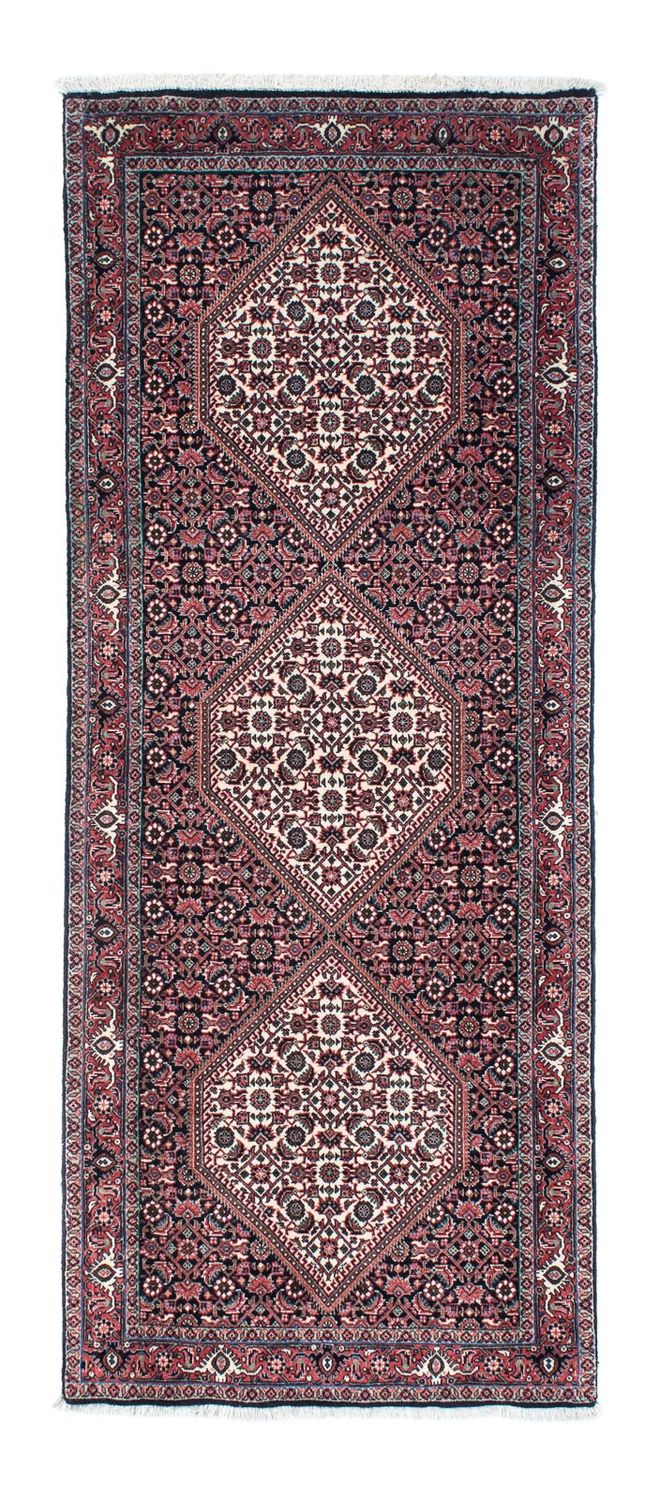 Loper Perzisch tapijt - Bijar - 199 x 72 cm - donkerblauw