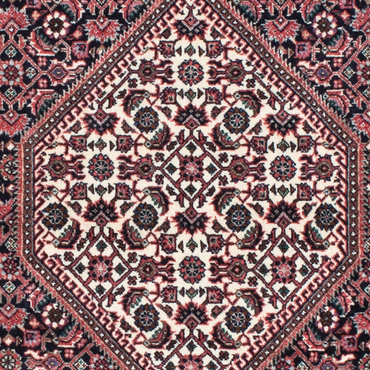 Loper Perzisch tapijt - Bijar - 199 x 72 cm - donkerblauw