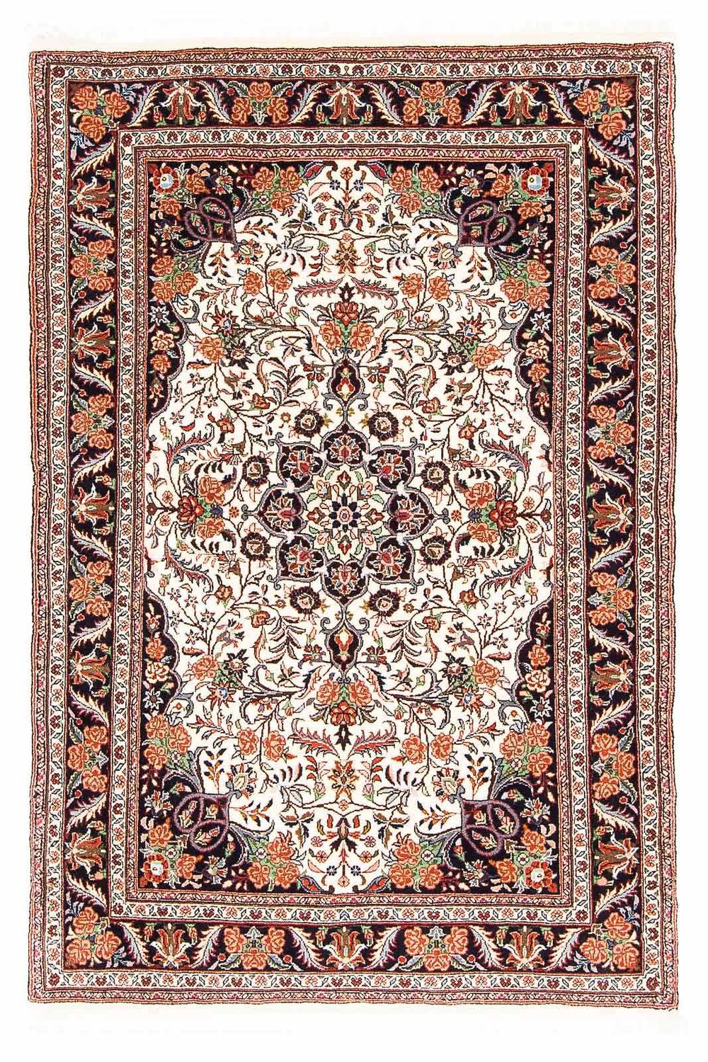 Perzisch tapijt - Bijar - 161 x 112 cm - beige