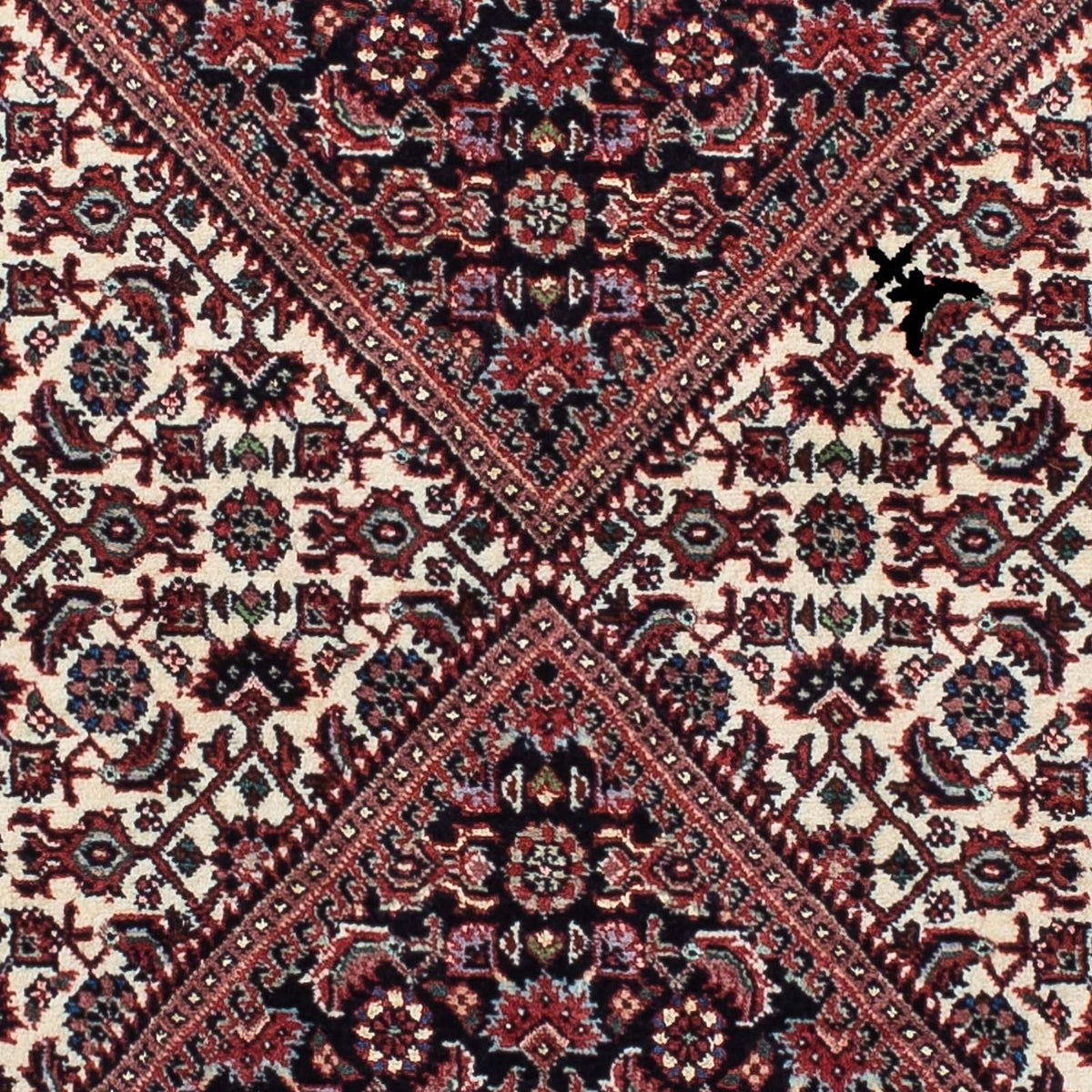 Loper Perzisch tapijt - Bijar - 190 x 77 cm - rood