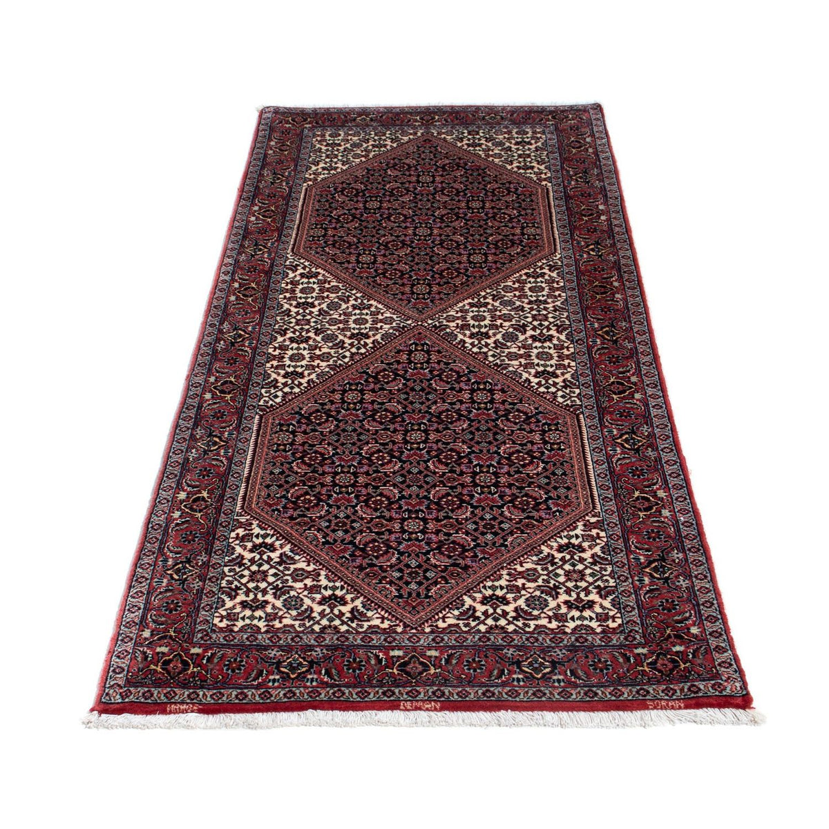 Loper Perzisch tapijt - Bijar - 190 x 77 cm - rood