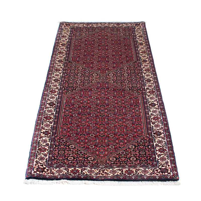 Loper Perzisch tapijt - Bijar - 193 x 76 cm - rood