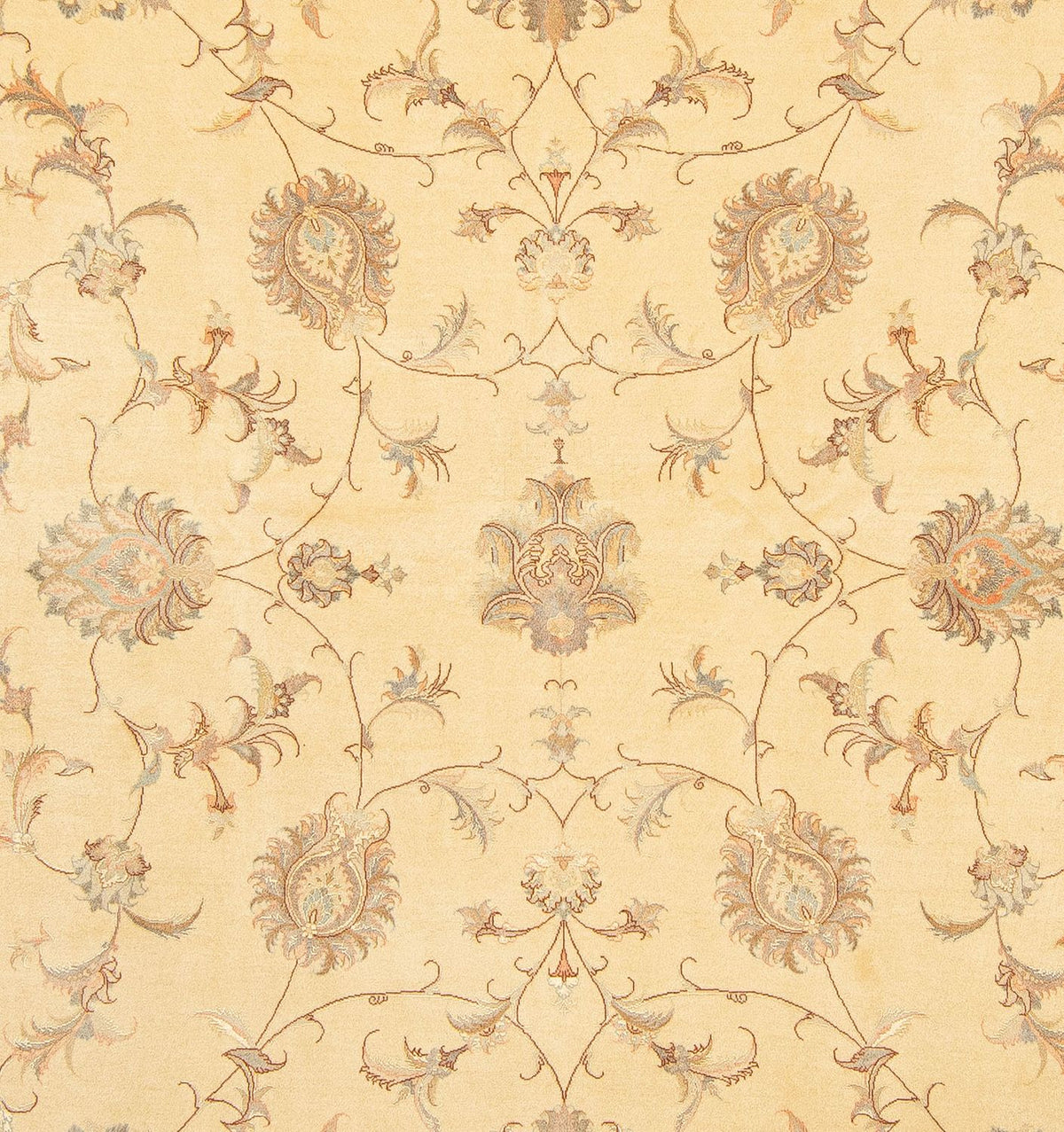 Perzisch tapijt - Tabriz - Royal - 242 x 202 cm - beige