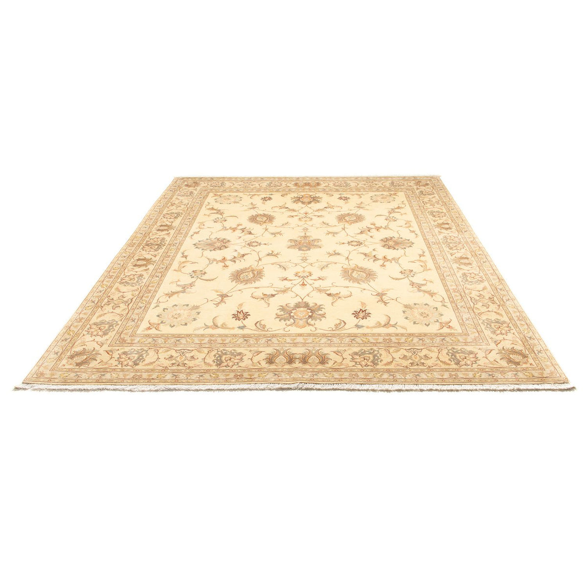 Perzisch tapijt - Tabriz - Royal - 242 x 202 cm - beige