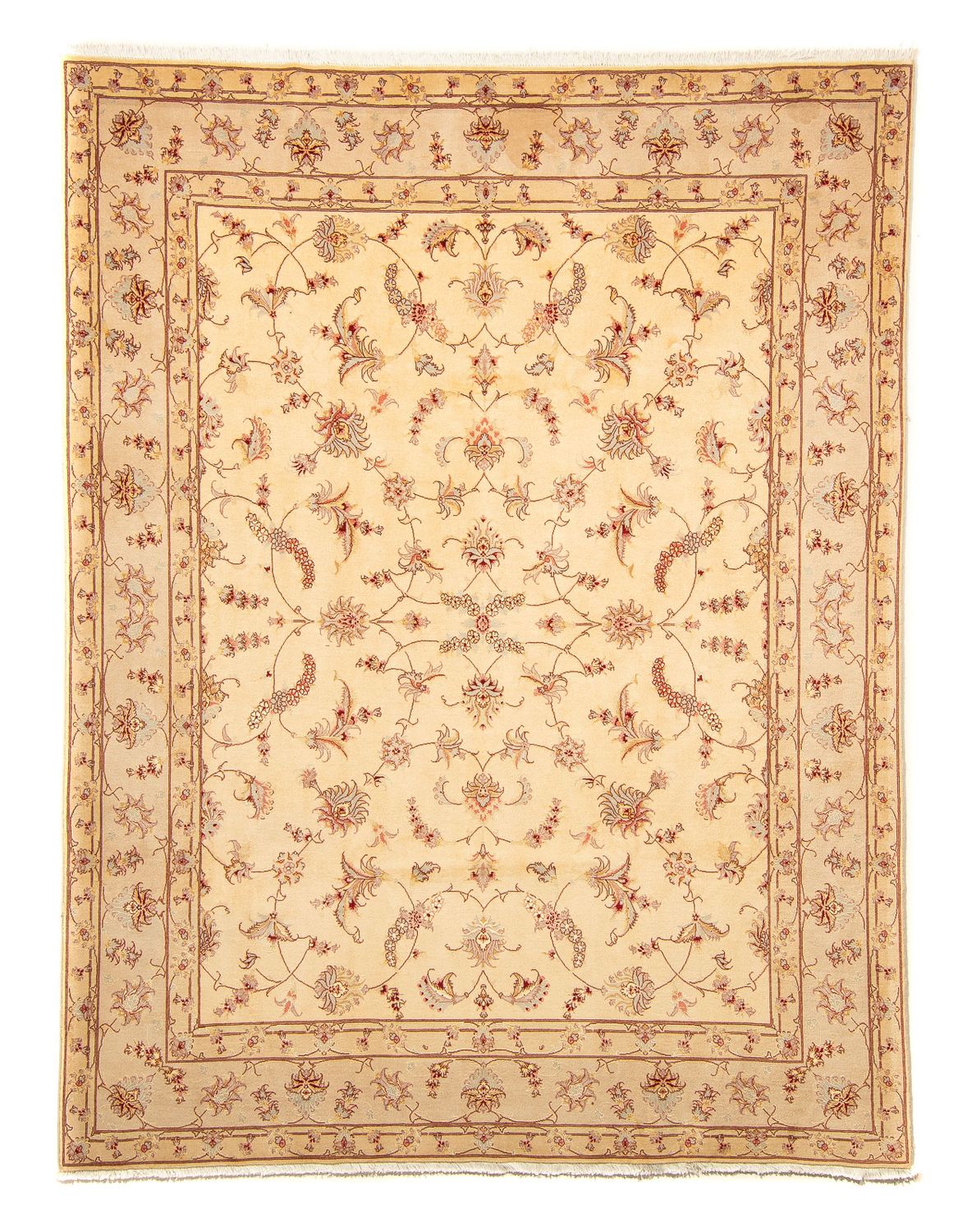 Perzisch tapijt - Tabriz - Royal - 256 x 200 cm - beige
