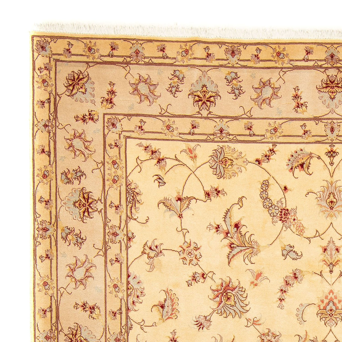 Perzisch tapijt - Tabriz - Royal - 256 x 200 cm - beige