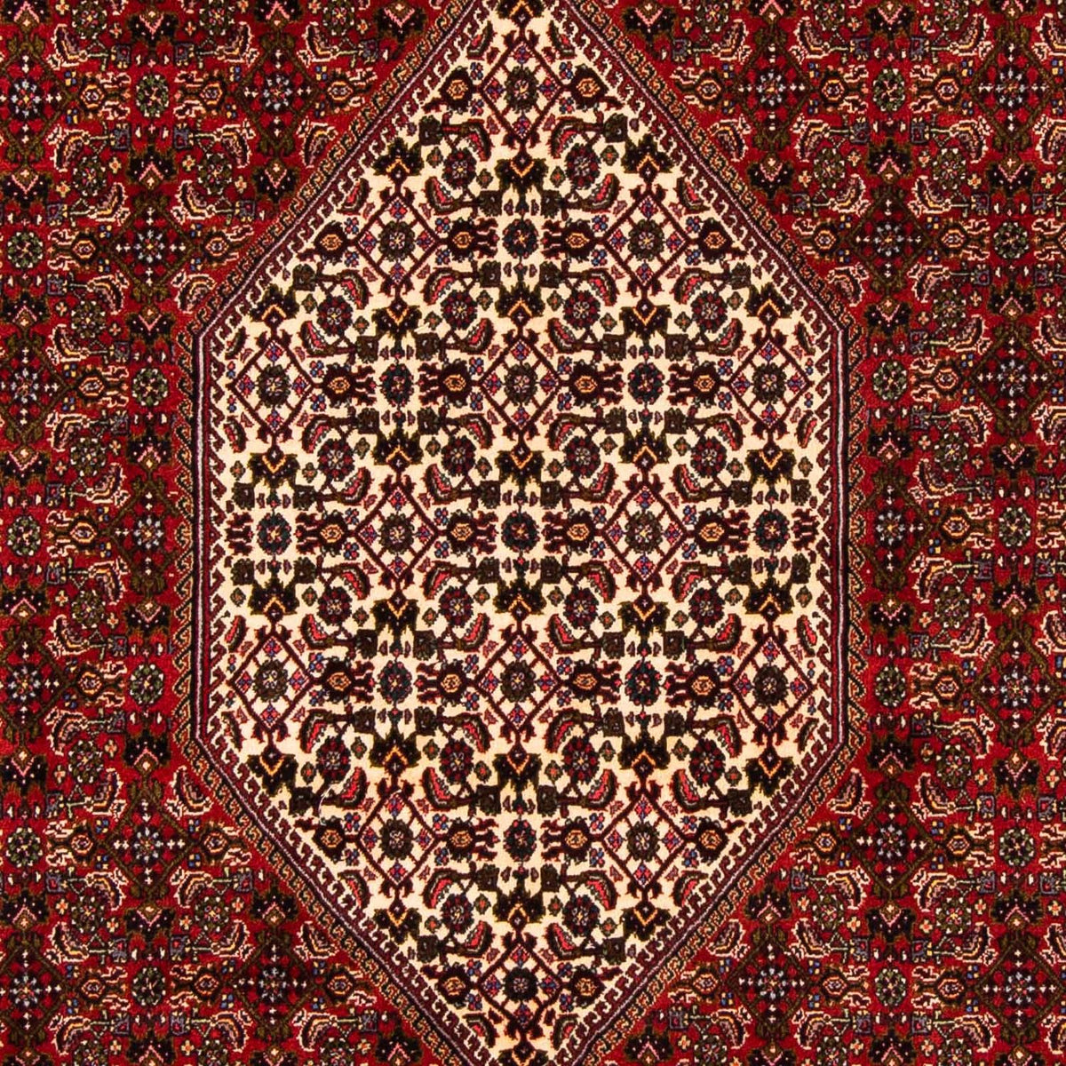 Perzisch tapijt - Bijar - 263 x 164 cm - donkerrood