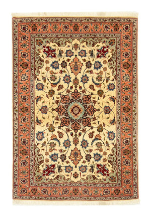 Perzisch tapijt - Tabriz - Royal - 151 x 102 cm - beige