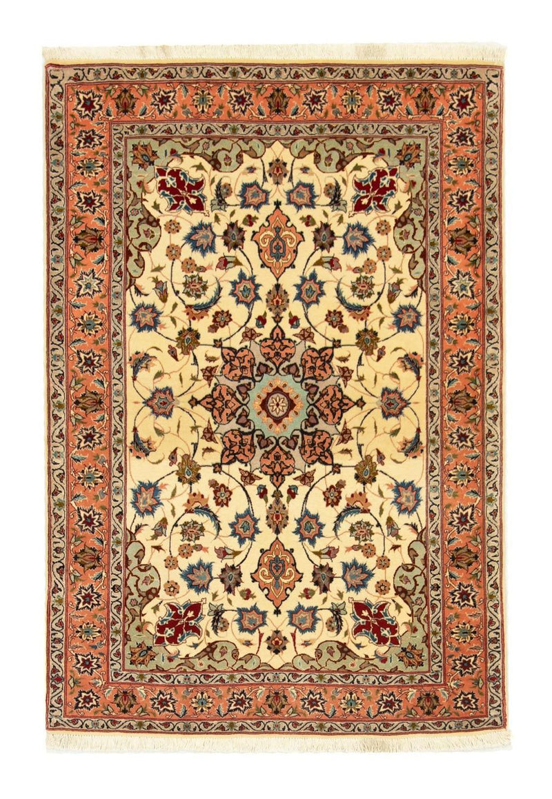 Perzisch tapijt - Tabriz - Royal - 151 x 102 cm - beige