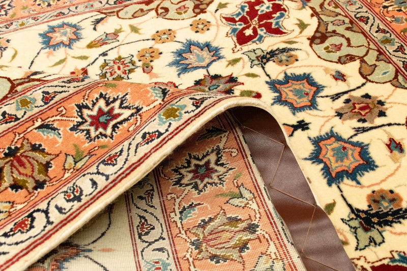 Perzisch tapijt - Tabriz - Royal - 151 x 102 cm - beige