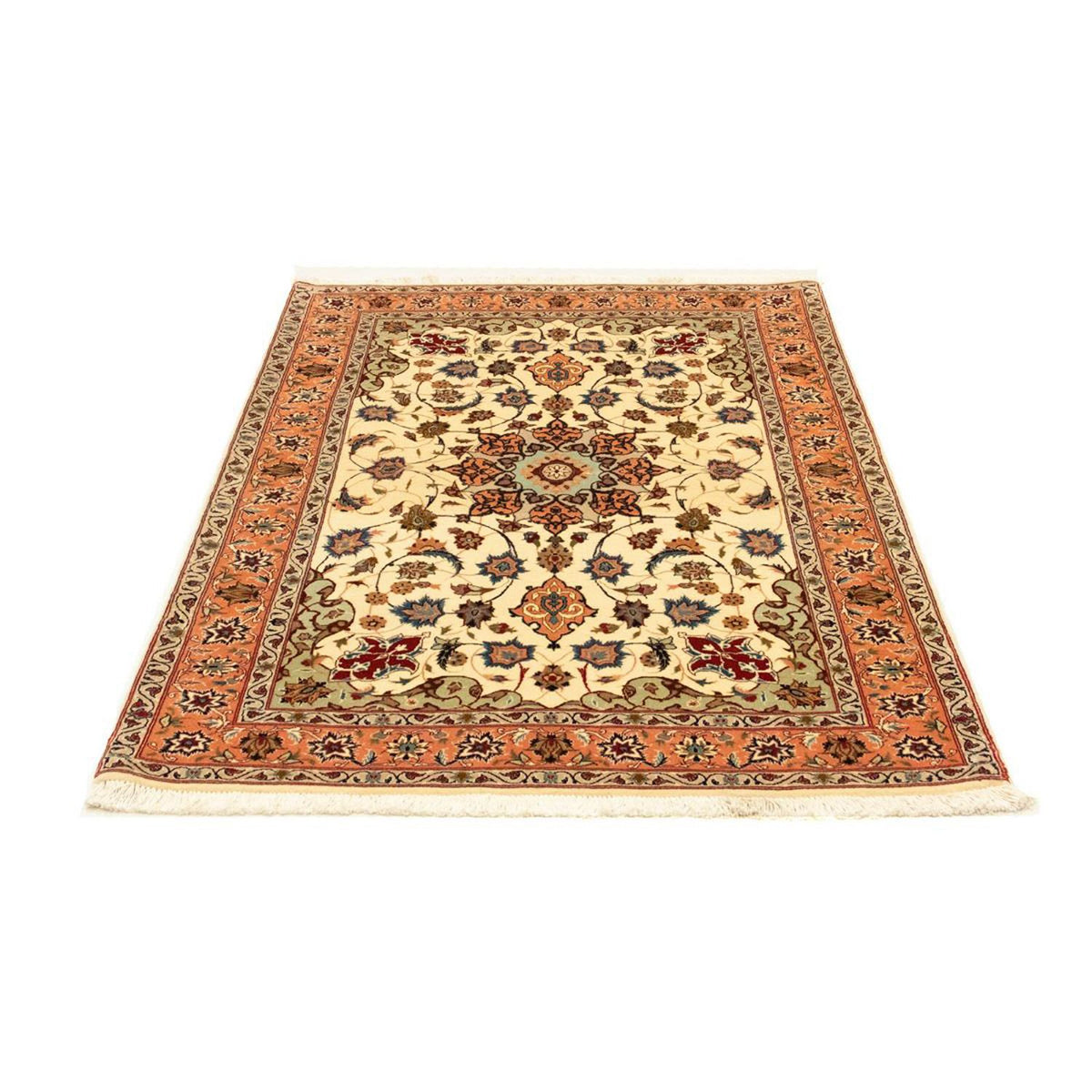 Perzisch tapijt - Tabriz - Royal - 151 x 102 cm - beige