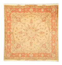 Perzisch tapijt - Tabriz - Royal vierkant  - 203 x 200 cm - beige