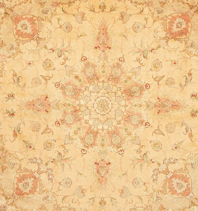 Perzisch tapijt - Tabriz - Royal vierkant  - 203 x 200 cm - beige