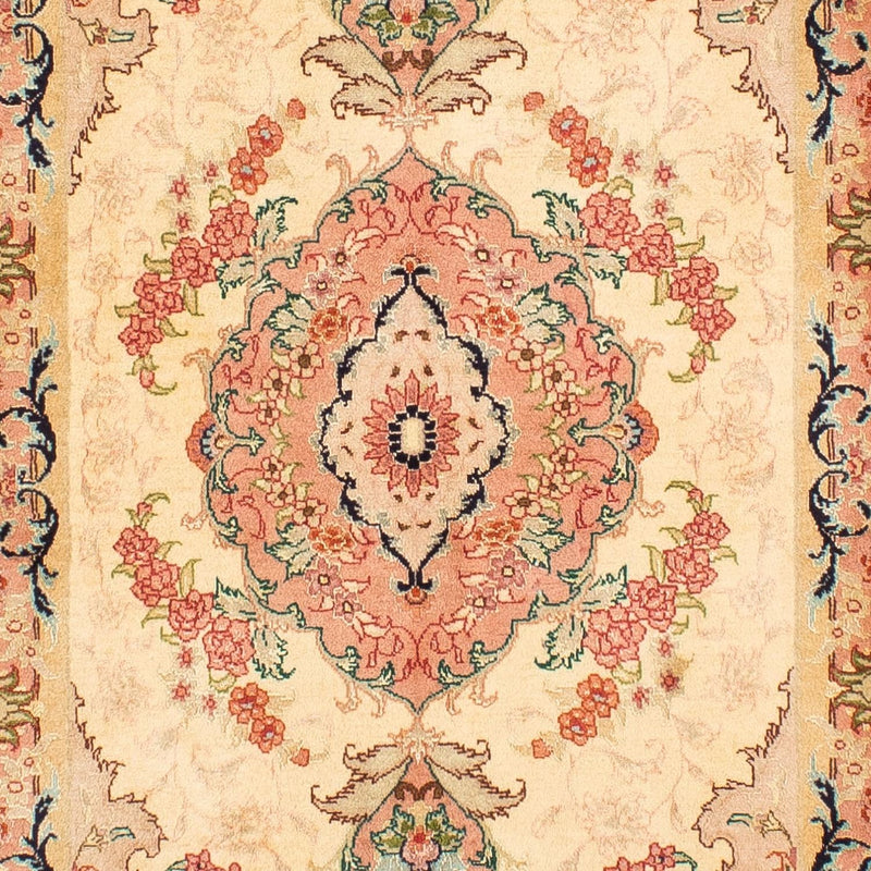 Loper Perzisch tapijt - Tabriz - Royal - 295 x 78 cm - lichtbruin