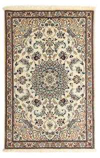 Perzisch tapijt - Nain - Koninklijk - 135 x 88 cm - beige