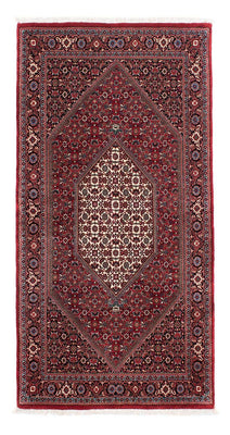 Loper Perzisch tapijt - Bijar - 202 x 102 cm - rood
