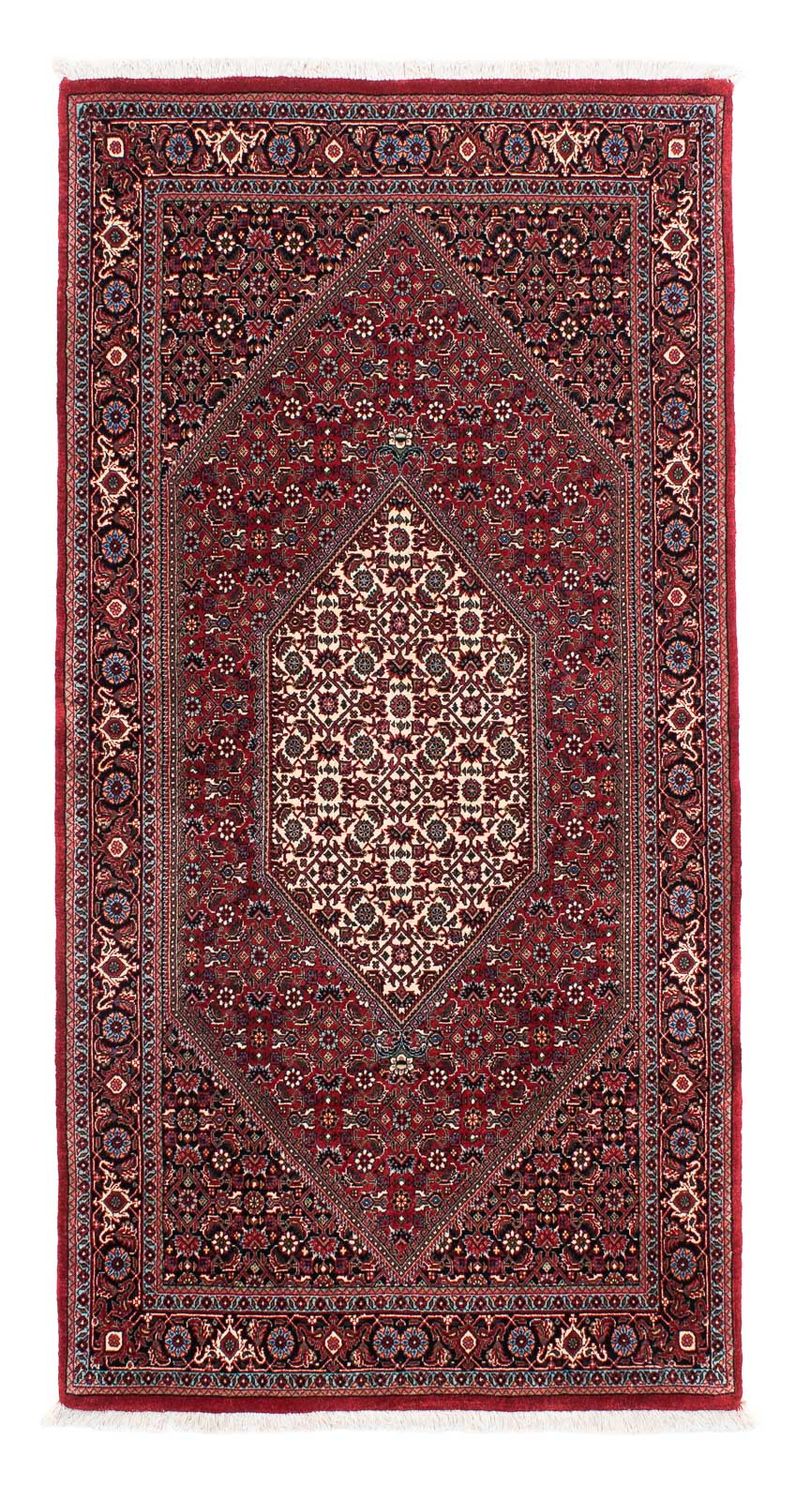 Loper Perzisch tapijt - Bijar - 202 x 102 cm - rood