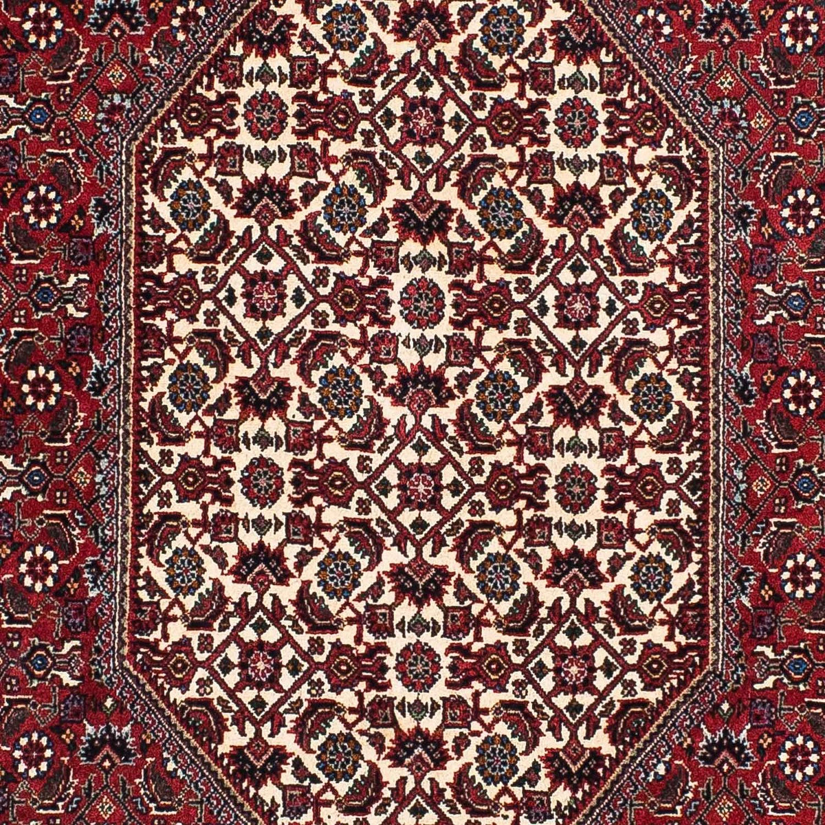 Loper Perzisch tapijt - Bijar - 202 x 102 cm - rood