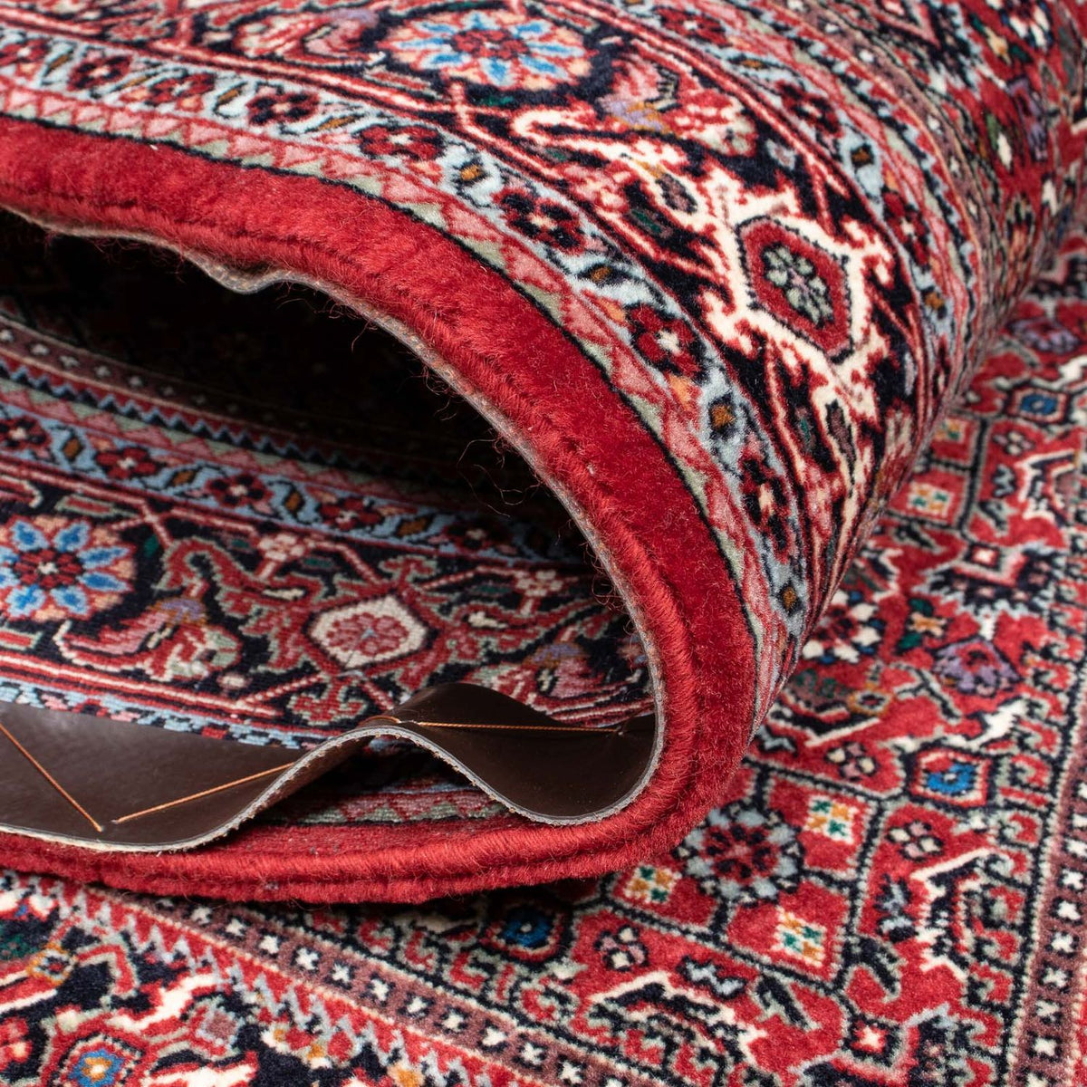 Loper Perzisch tapijt - Bijar - 202 x 102 cm - rood