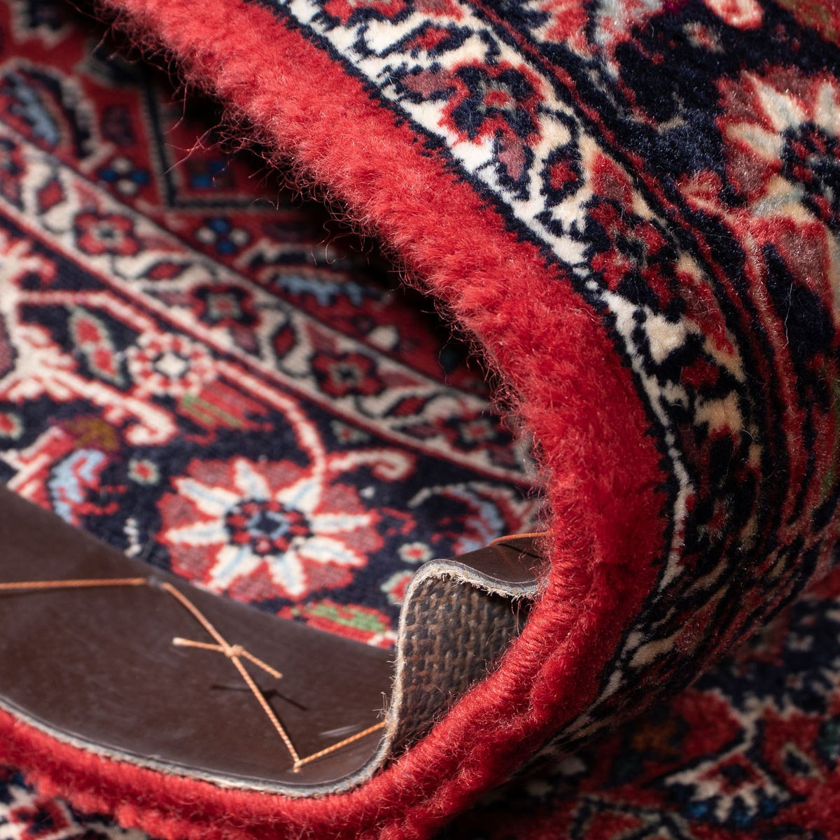 Loper Perzisch tapijt - Bijar - 307 x 75 cm - rood