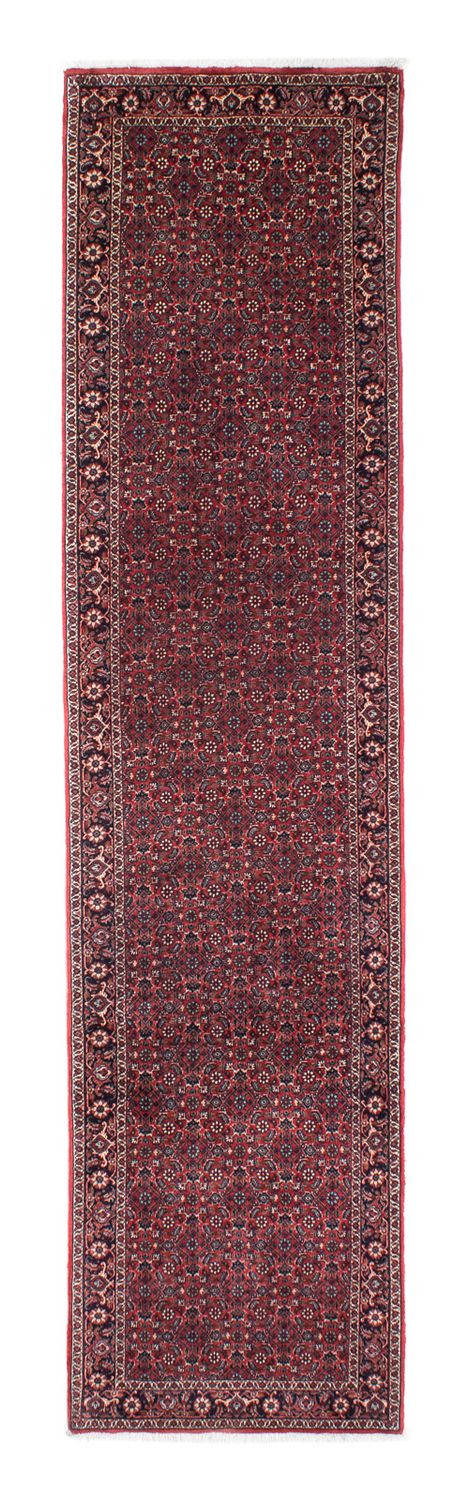 Loper Perzisch tapijt - Bijar - 298 x 73 cm - rood