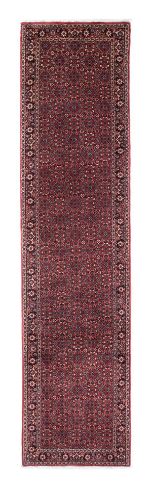 Loper Perzisch tapijt - Bijar - 298 x 73 cm - rood