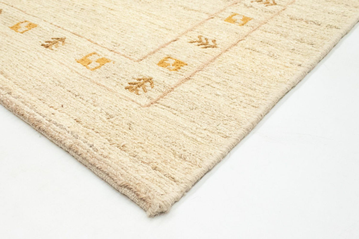 Gabbeh tapijt - Perzisch - 193 x 147 cm - beige