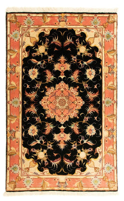 Perzisch tapijt - Tabriz - Royal - 118 x 71 cm - zwart