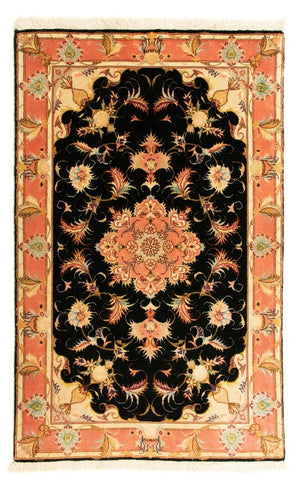 Perzisch tapijt - Tabriz - Royal - 118 x 71 cm - zwart