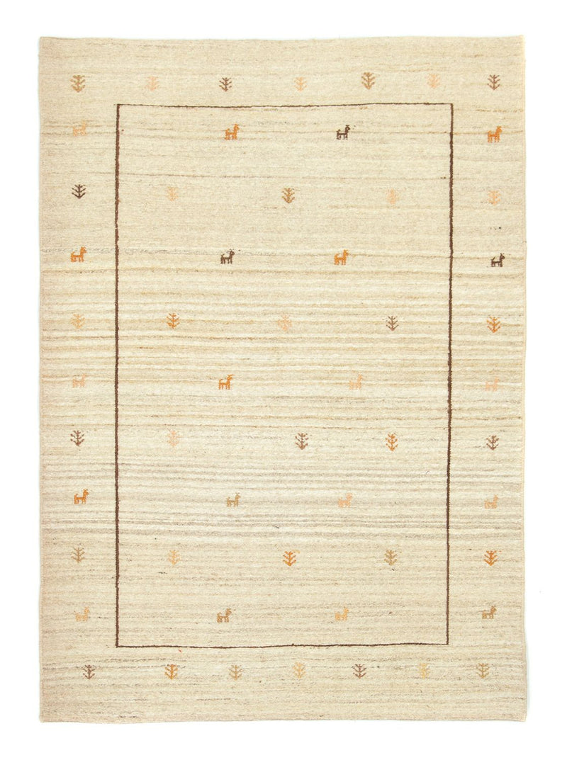 Gabbeh tapijt - Perzisch - 172 x 123 cm - beige
