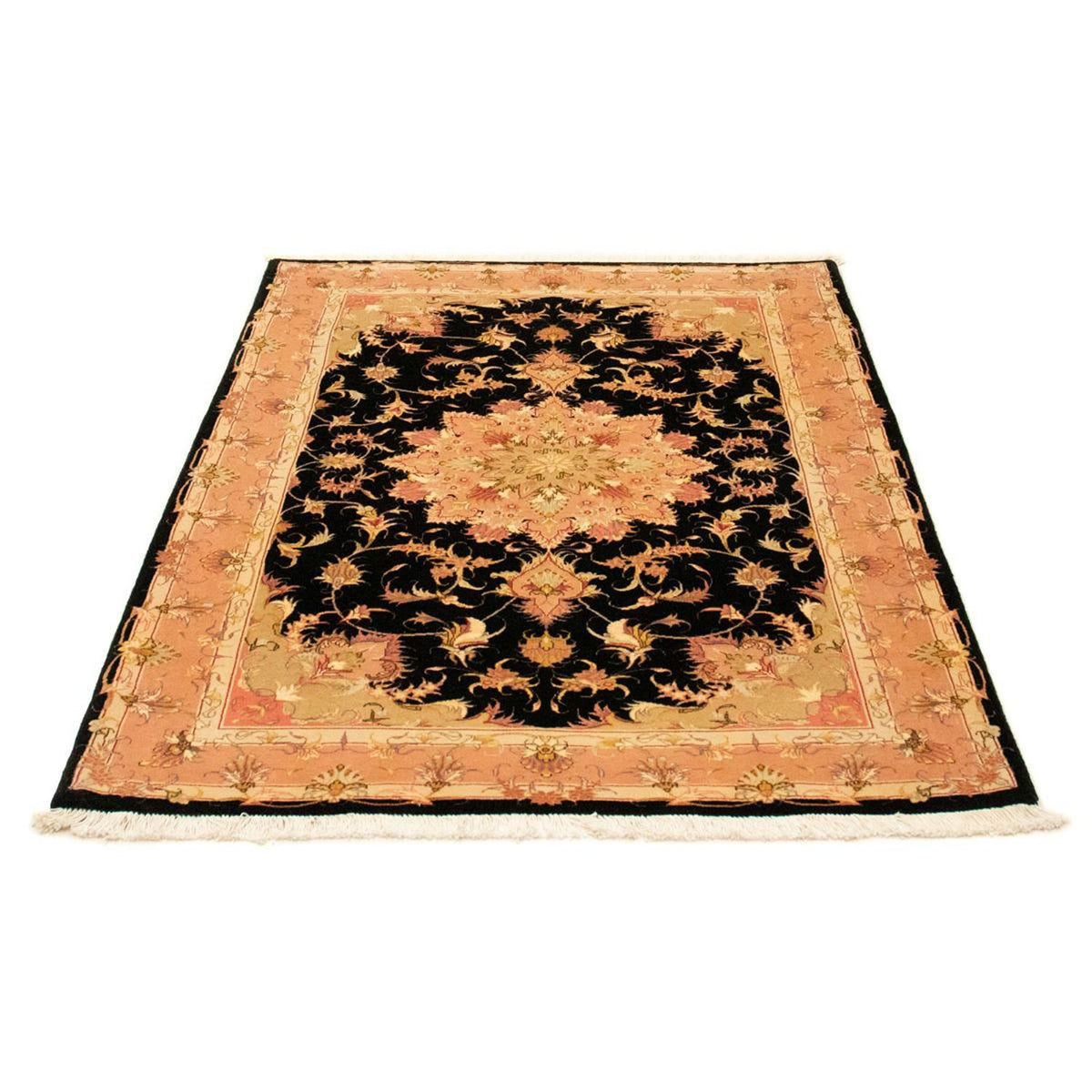 Perzisch tapijt - Tabriz - Royal - 154 x 105 cm - zwart