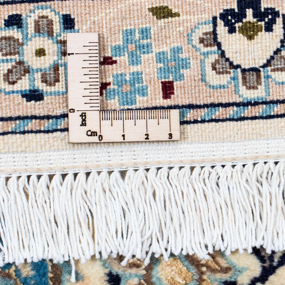 Perzisch tapijt - Nain - 304 x 200 cm - beige