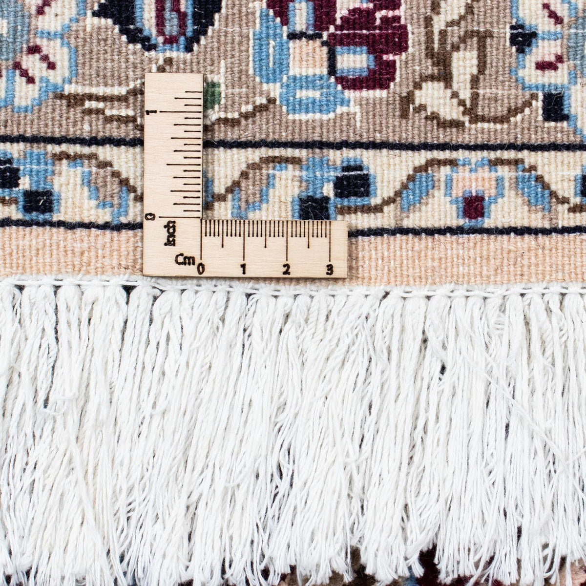 Perzisch tapijt - Nain - Koninklijk - 305 x 201 cm - donkerrood