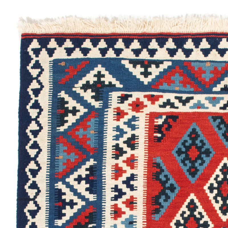 Kelim tapijt - Oosters vierkant  - 103 x 95 cm - donkerrood