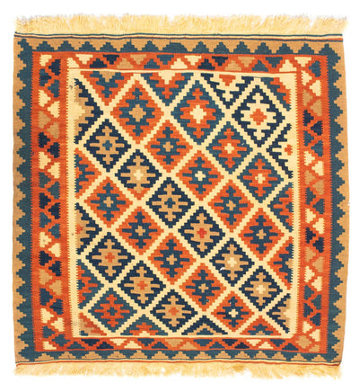 Kilim Fars Tapijt 100x100cm