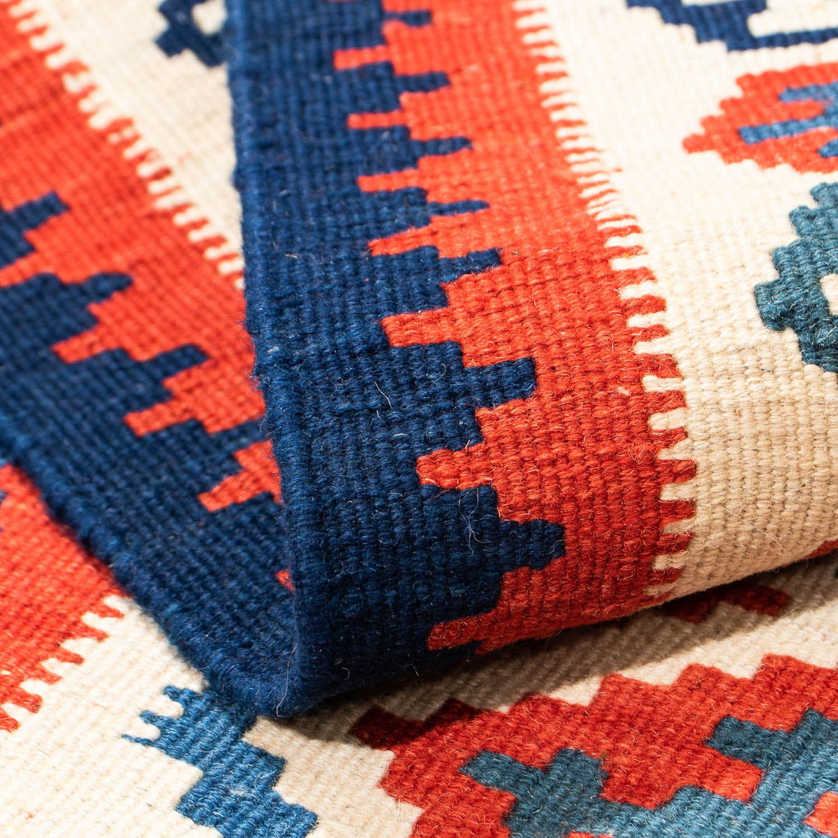 Kelim tapijt - Oosters vierkant  - 104 x 100 cm - veelkleurig